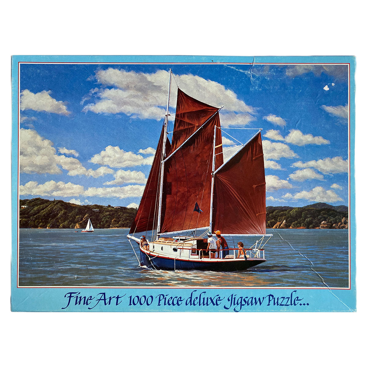 Photo of box of Sailing off the Northland Coast Holdson puzzle.