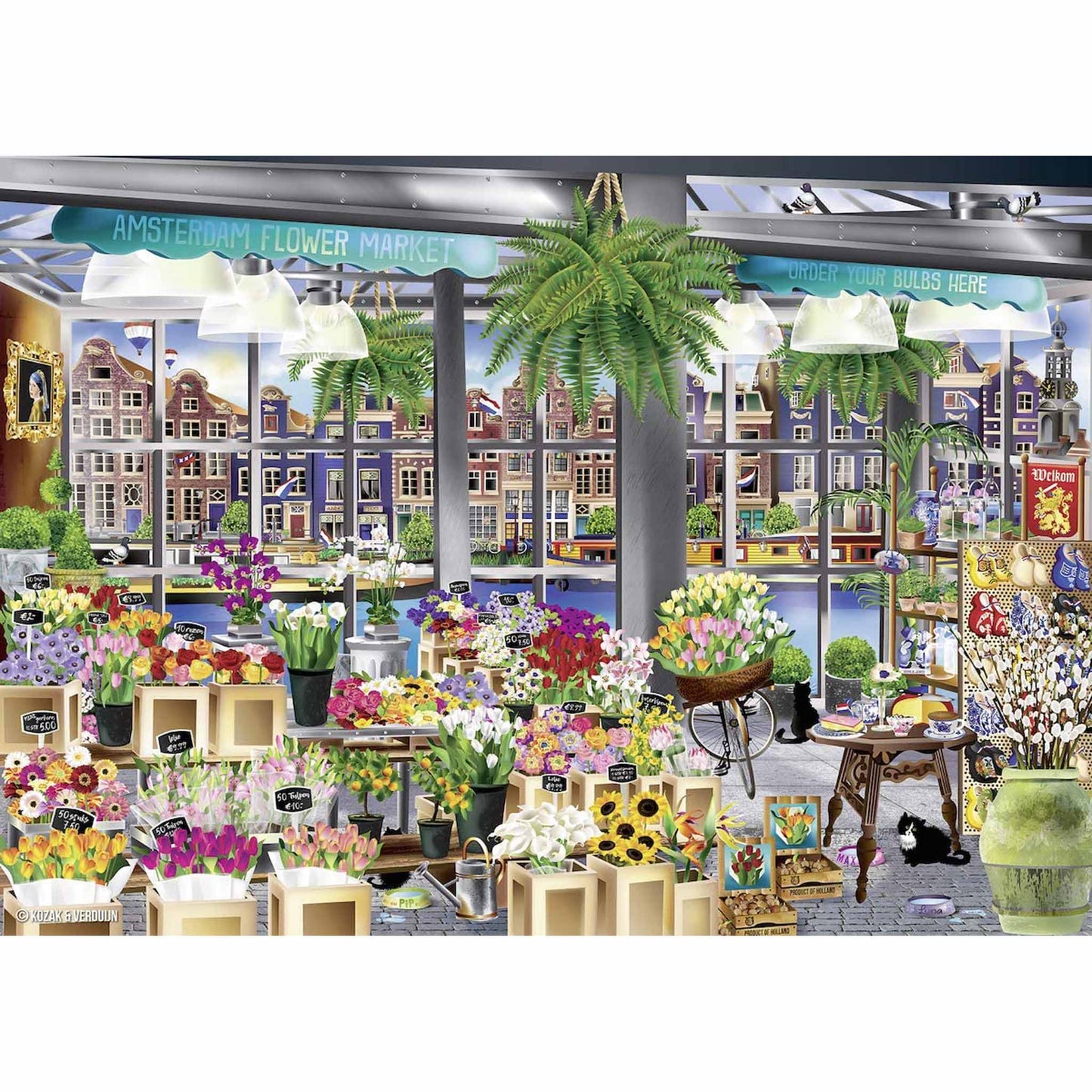 Wanderlust Amsterdam Flower Market