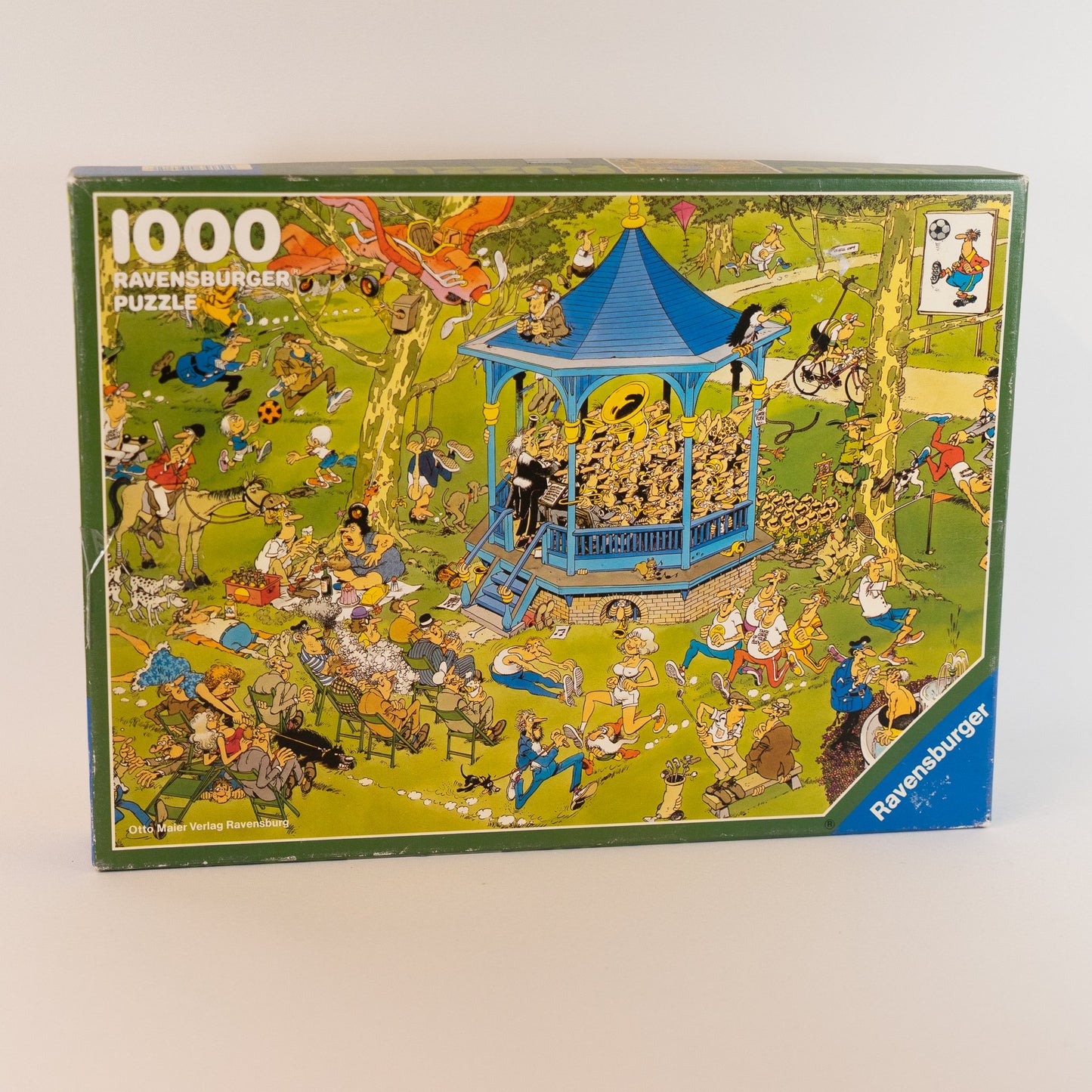 Park Concert Comic Puzzle Image by Jan van Haasteren