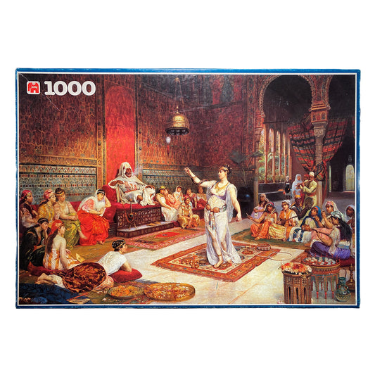 Photo of box of A Juggler in a Harem Jumbo puzzle.