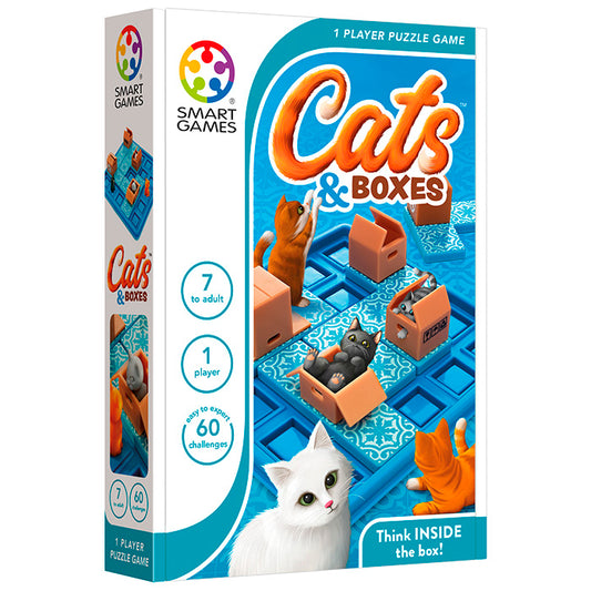 Photo of box of Cats and Boxes by Smart Games.