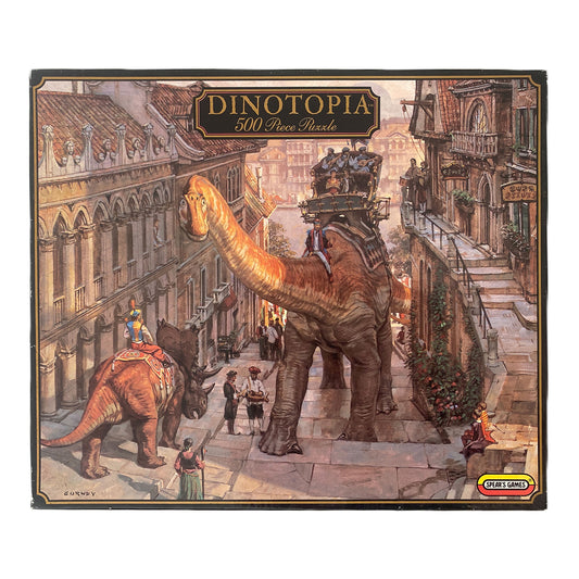 Photo of box of Dinotopia Steep Street Spears Games puzzle.