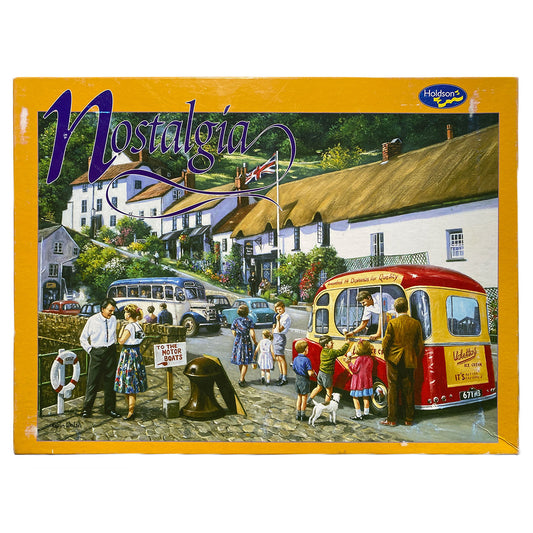 Photo of box of Happy Days Holdson puzzle.