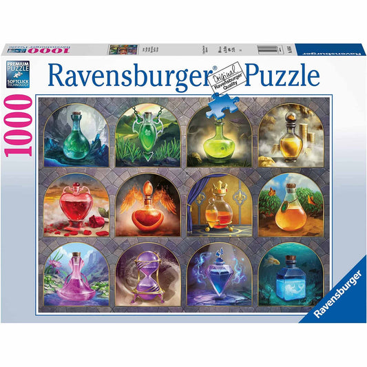 Image of box of Magical Potions Ravensburger Puzzle.