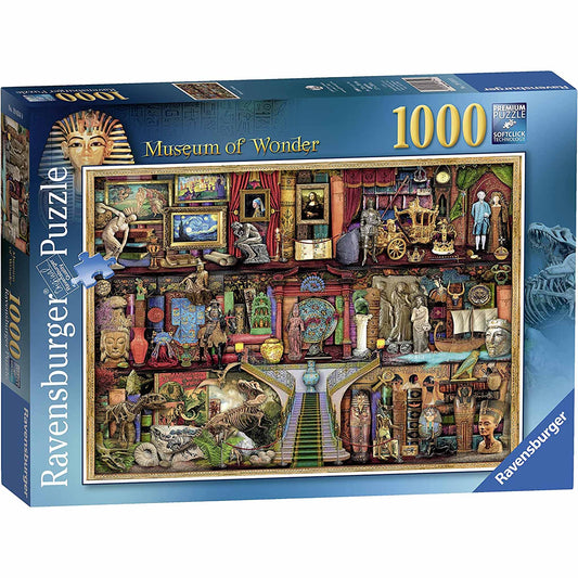 Image of box of Museum of Wonder jigsaw puzzle box.