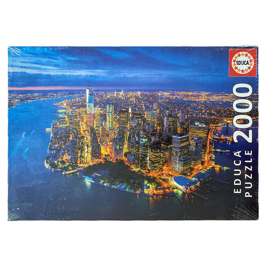 Photo of box of New York Aerial View Educa jigsaw puzzle.