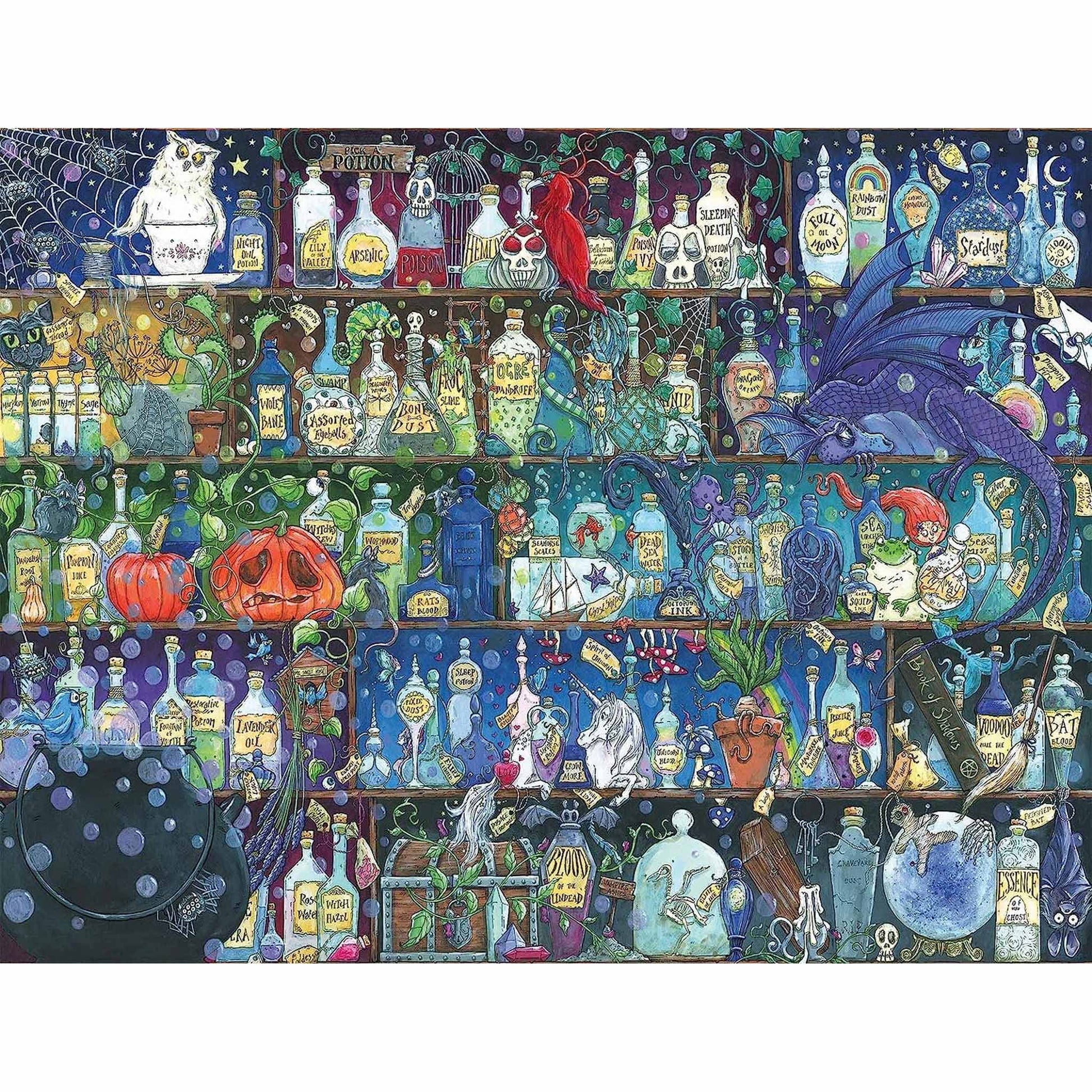 Image of Poisons and Potions Ravensburger puzzle.