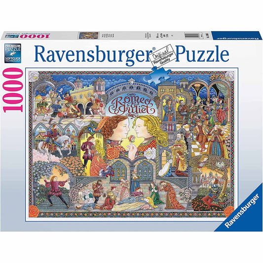 Image of Romeo and Juliet Ravensburger puzzle box.