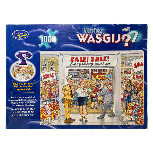 Photo of box of Wasgij Mystery 7 Everything Must Go Puzzle