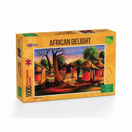 African Delight 1000 Piece Jigsaw Puzzle