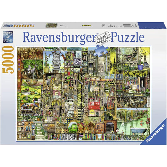 bizarre town colin thompson ravensburger 5000 puzzle box