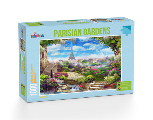 Funbox Parisian Gardens 1000 Jigsaw Puzzle