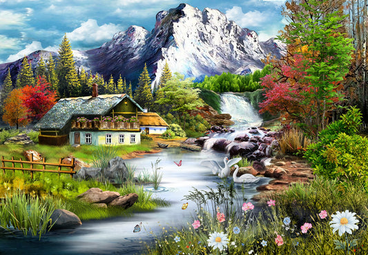 FunBox Perfect Places The Mountain View Jigsaw Puzzle