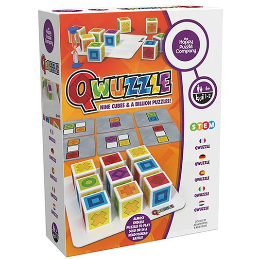 Qwuzzle Logic Toy Game Fast Dispatch Logical Reasoning