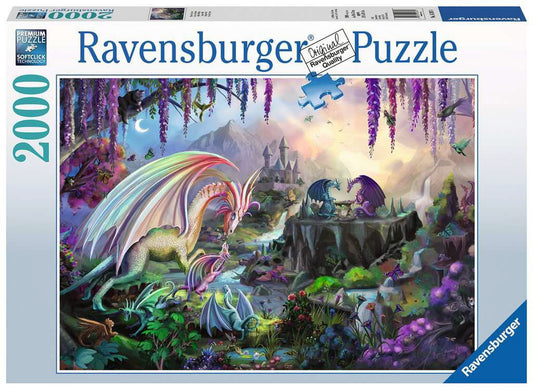 Ravensburger Dragon Valley 2000 Piece Jigsaw Puzzle High Quality Buy or Rent