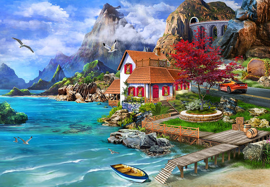Funbox Seeside Seaside 1000 Jigsaw Puzzle