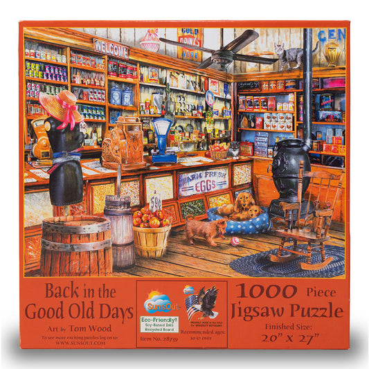 back in the good old days sunsout puzzle