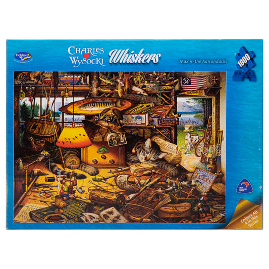charles wysocki whiskers max in the adirondacks holdson puzzle