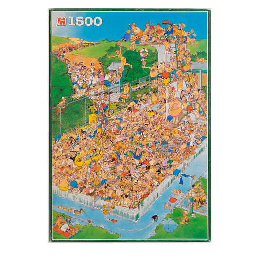 Photo of box of Fun Around the Pool Jumbo Puzzle.