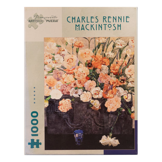 Photo of Pinks by Charles Rennie Mackintosh Pomegranate puzzle.