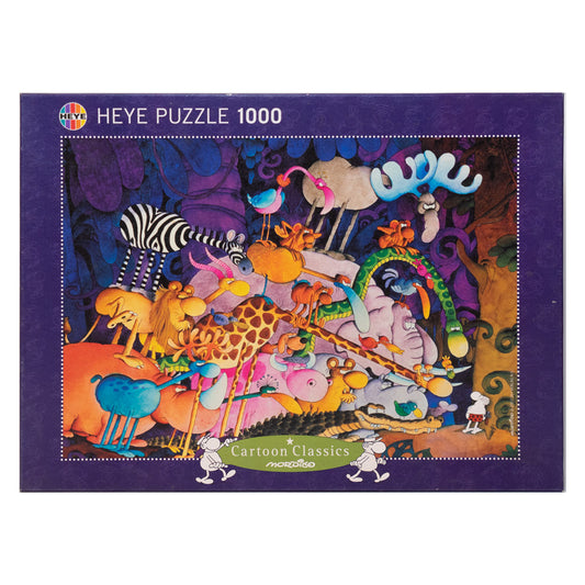 Photo of box of Tarzan Mordillo puzzle by HEYE.